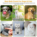 Dog Bath Brush Anti-Skid Pet Grooming Shower Silicone Massage Comb by DailySale
