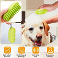 Dog Bath Brush Anti-Skid Pet Grooming Shower Silicone Massage Comb by DailySale