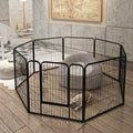 Dog Fence and Pet Playpen, Heavy Duty Foldable Metal 8 Panels Dog Pen 31.5" Height by DailySale