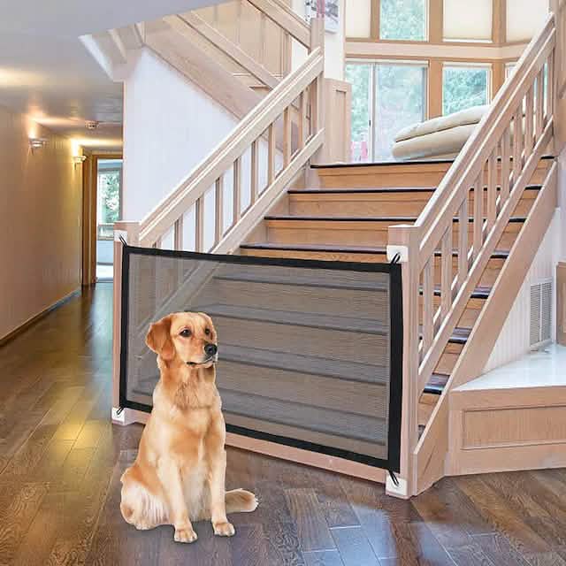 Dog Gate Clever Mesh Dog Fence by DailySale