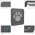 Dog or Cat Small Screen Locking Flap Door Magnetic Automatic Slide Protector by DailySale
