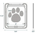 Dog or Cat Small Screen Locking Flap Door Magnetic Automatic Slide Protector by DailySale