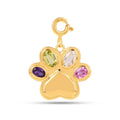 Dog Paw Charm Pendant Only by Fine Color Jewels