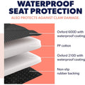 Dog Rear Seat Cover Protector Waterproof Anti-Scratch Anti-Slip Hammock by DailySale