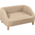 Dog Rectangular Sofa with Removable Cushion and Wooden Feet by DailySale