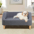 Dog Rectangular Sofa with Removable Cushion and Wooden Feet by DailySale