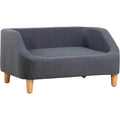 Dog Rectangular Sofa with Removable Cushion and Wooden Feet by DailySale