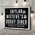 Doggy Diner Sign by Tailored Canvases