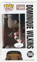 Dominique Wilkins Signed Hawks #104 Funko Pop! Vinyl Figure (JSA) by Price Is Right Miami