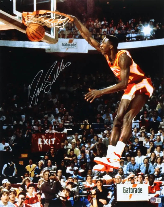 Dominique Wilkins Signed Hawks 16x20 Photo (Beckett) by Price Is Right Miami