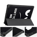 "Don't Touch Me" PU Leather Tri-Fold Folio Case - Amazon Fire HD 10 by Zerodamage Sahara Case LLC
