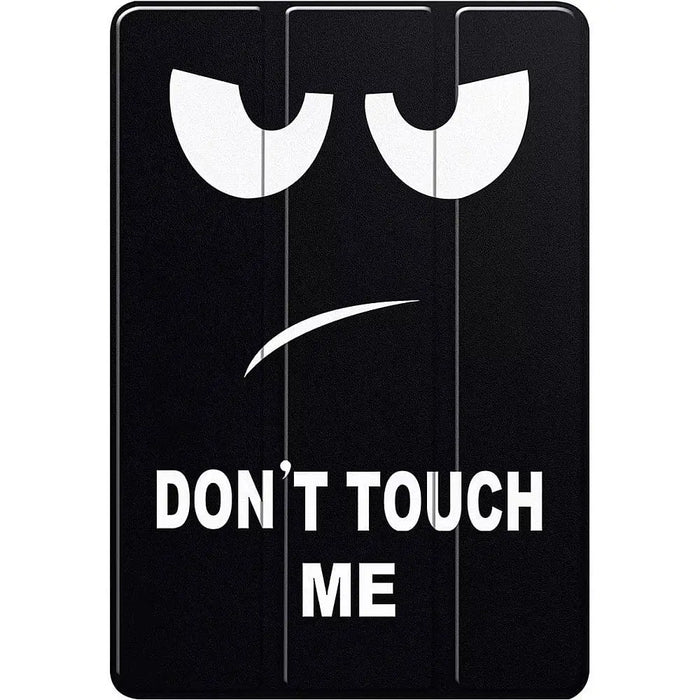 "Don't Touch Me" PU Leather Tri-Fold Folio Case - Amazon Fire HD 10 by Zerodamage Sahara Case LLC