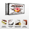 Donut Bar And Coffee House Made Fresh Daily Sign by Tailored Canvases