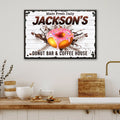 Donut Bar And Coffee House Made Fresh Daily Sign by Tailored Canvases