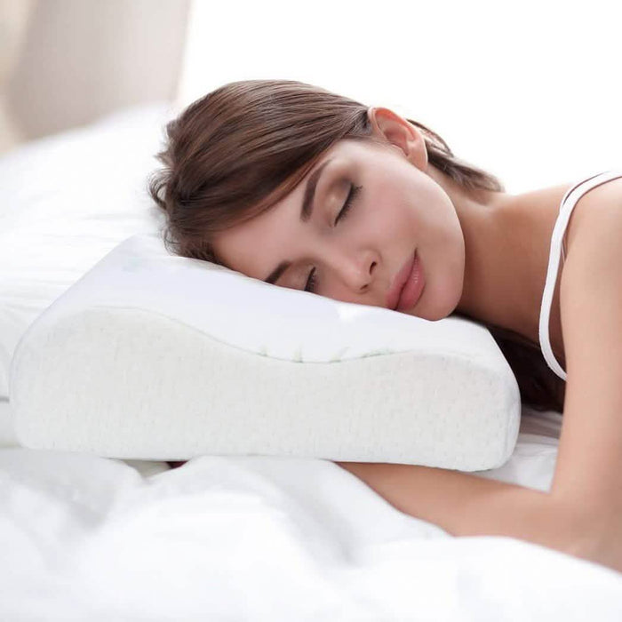 Dormire Contour Memory Foam Pillow with Removable Bamboo Soft Pillow Case by DailySale