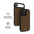 Blueberry Espresso | Brown Polka Dot iPhone Case by KELAB