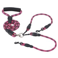 Double Dog Leash No-Tangle with Swivel Coupler Padded Handle by DailySale