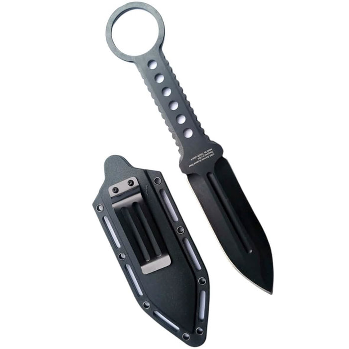 Double Edge Boot Knife Full Tang with Clip by DailySale