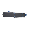 Double Edge Damascus Automatic OTF Knife with Belt Clip by DailySale