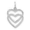 Double Heart Gold Pendant