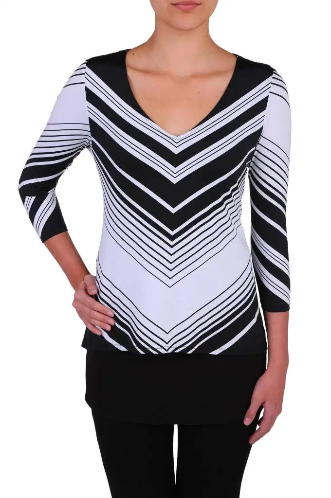 Double Layer Tunic by Boutique 23