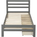 Platform Bed with Two Storage Drawers by DailySale