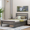 Platform Bed with Two Storage Drawers