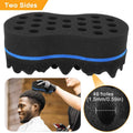 Double Sided Barber Sponge Hair Brush Comb Dreads Locking Twists Coil by DailySale