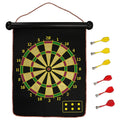 Double Sided Magnetic Roll-Up Dart Board and Bullseye Game by DailySale