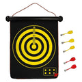Double Sided Magnetic Roll-Up Dart Board and Bullseye Game by DailySale