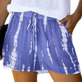 Doublju Women's Loose Fit Comfortable Elastic Waist Band and Strap Casual Shorts by DailySale