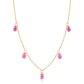 Ruby Layering Necklace by Fine Color Jewels