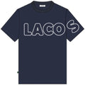 Lacoste Men's Heritage Branded Crew Neck Flecked Cotton T-Shirt by I-Max Fashions