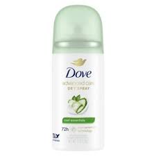 Dove Cool Essentials Travel Size Dry Spray Deodorant (Cucumber & Green Tea) 1 oz by Pasteur Pharmacy
