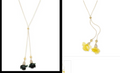 Inc Fabric-Flower 37 Inches Lariat Necklace by Vanessa Jane