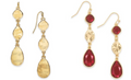 Style and Co Linear Triple Drop Earrings by Vanessa Jane