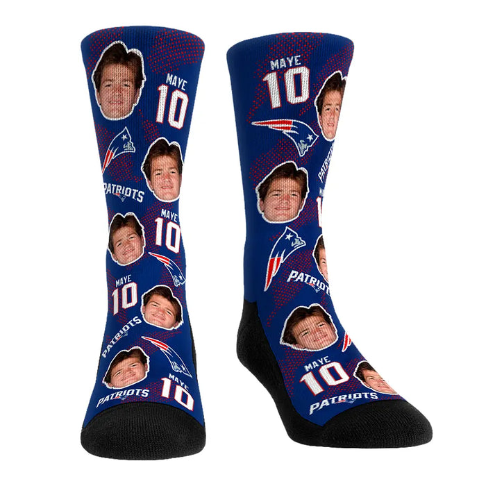 Drake Maye - New England Patriots - Football Guy by Rock 'Em Socks