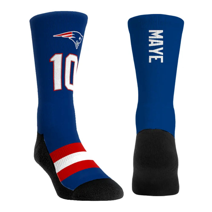 Drake Maye - New England Patriots - Jersey (Navy) by Rock 'Em Socks