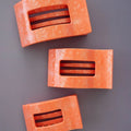 Dreamsicle Medium Flat Rectangle Hair Clip by TELETIES