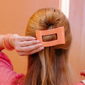 Dreamsicle Medium Flat Rectangle Hair Clip by TELETIES