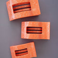 Dreamsicle Medium Flat Rectangle Hair Clip by TELETIES