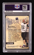 Drew Brees Signed 2001 Fleer Premium Rookie Revolution #3 RC (PSA) by Price Is Right Miami