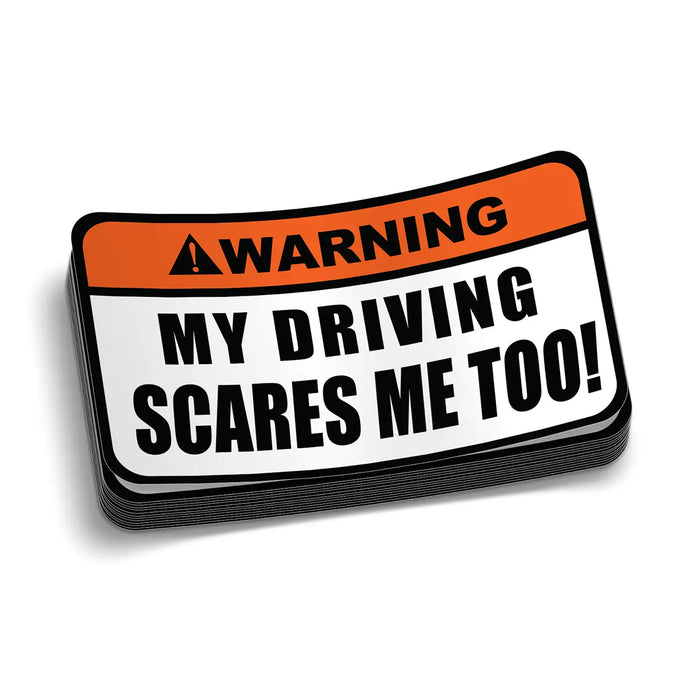 Driving Warning Decal by Armed American Supply