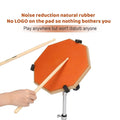 Drum Practice Pads with 3 Pairs of Drum Sticks and Adjustable Snare Drum Stand by DailySale