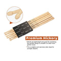 Drum Practice Pads with 3 Pairs of Drum Sticks and Adjustable Snare Drum Stand by DailySale