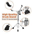 Drum Practice Pads with 3 Pairs of Drum Sticks and Adjustable Snare Drum Stand by DailySale