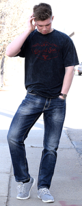 Vintage Black FreMont Peak SS Tee by Boutique 23