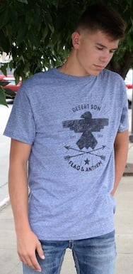 Riser Crest Short Sleeve Tee by Boutique 23