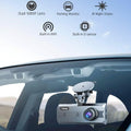 Dual Dash Cam WiFi with App FOCUWAY 1080P Front and Inside Dash (Refurbished) by DailySale