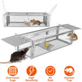 Dual Door Rat Trap Cage Humane with 2 Detachable U Shape Rod by DailySale